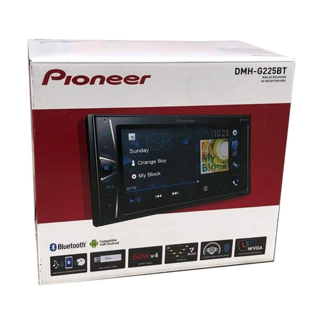 Auto Estéreo Pioneer Pantalla Táctil Bluetooth DMH-G225BT