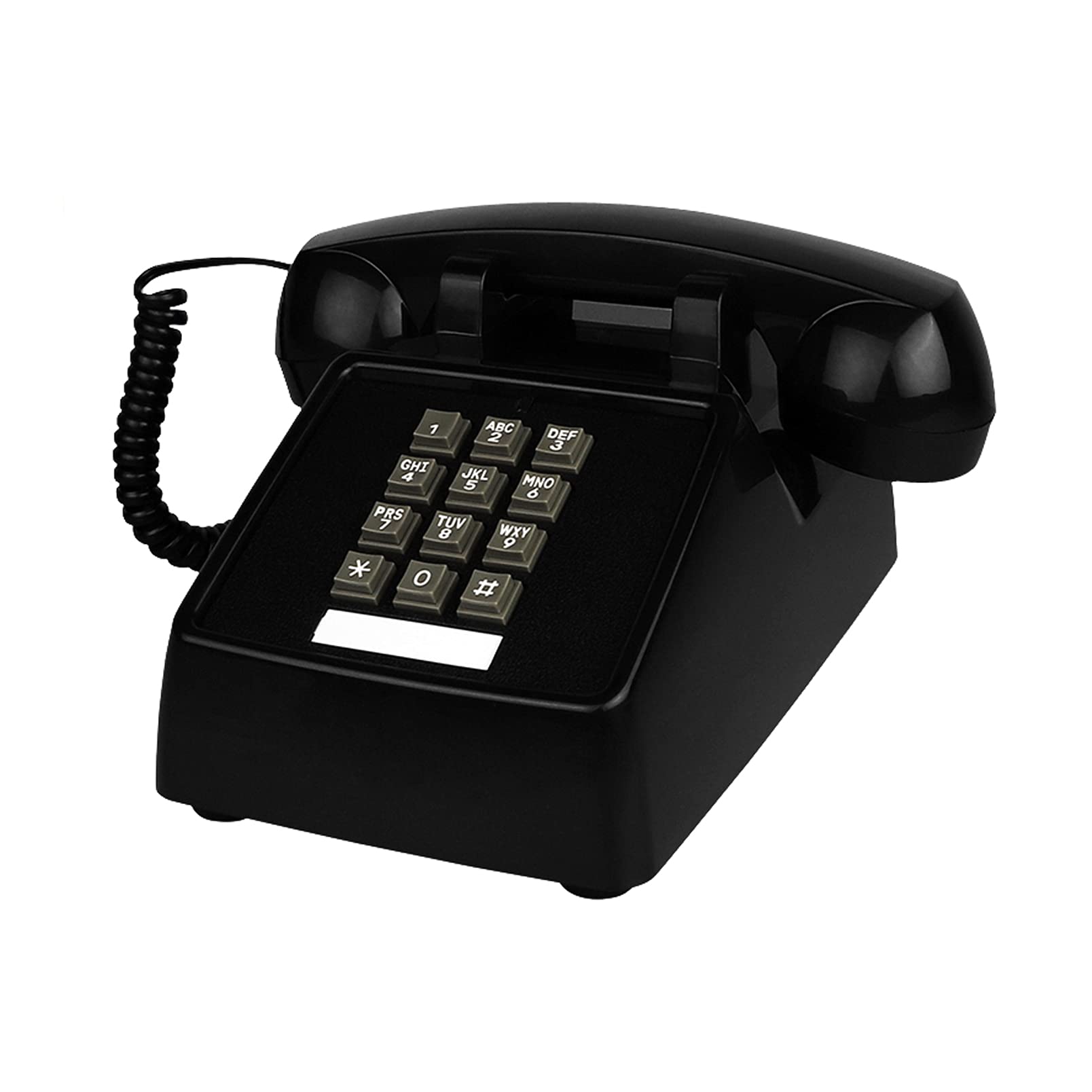 Benotek - Teléfono Fijo para el Hogar Retro Amplificado de una Sola Línea con Timbre Extrafuerte, Teléfono de Escritorio con Cable, Teléfono de Línea Fija para el Hogar, Teléfonos de Moda Antigua para