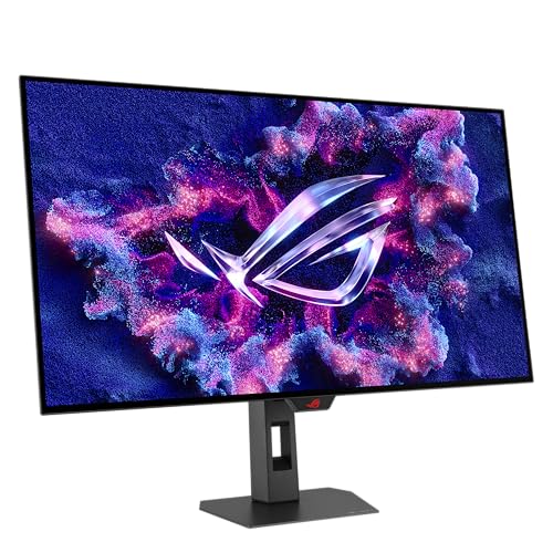 ASUS ROG Strix Monitor para Juegos OLED 4K de 32 Pulgadas (XG32UCWG) - TrueBlack Glossy OLED, Modo Dual (4K@165Hz, FHD@330Hz), 0.03ms, Compatible con G-Sync, Sensor de proximidad Neo, KVM automático