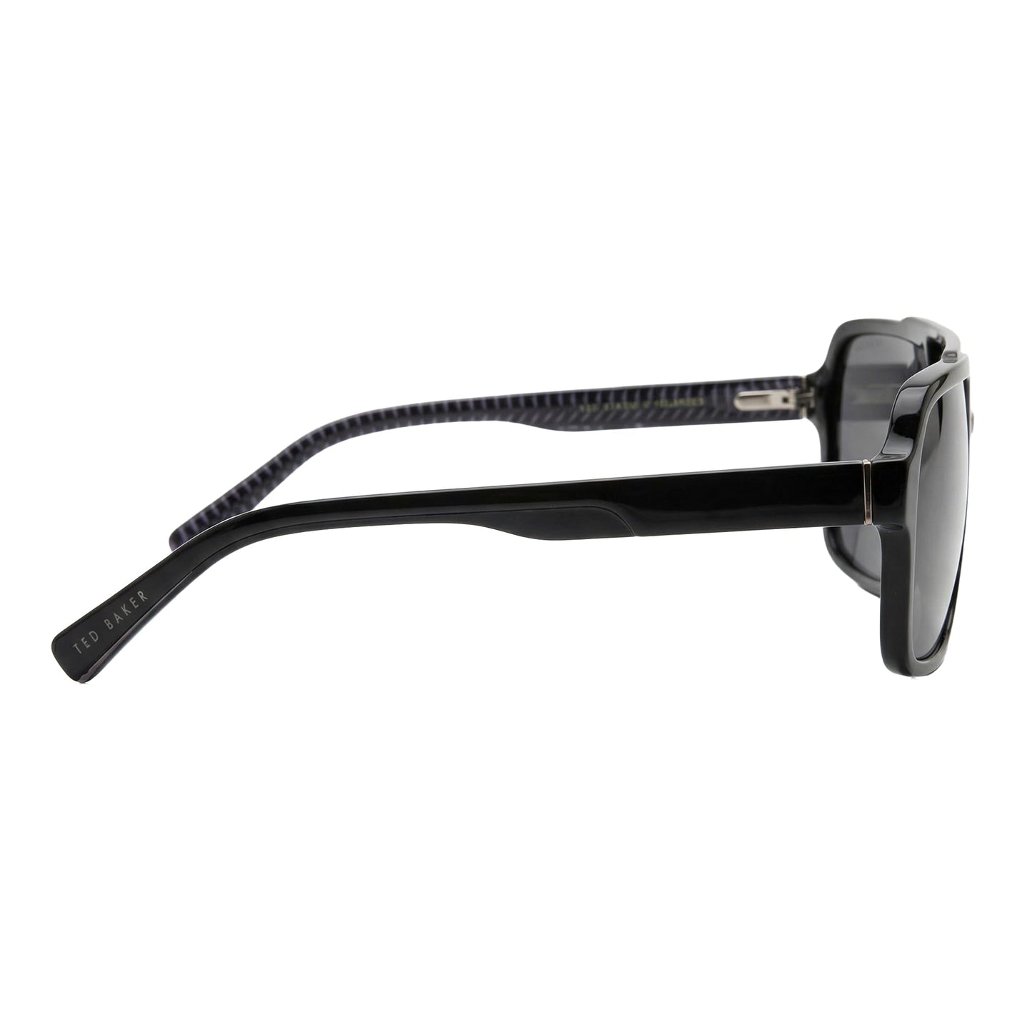 Ted Baker Gafas de sol polarizadas Navigator para hombre TMS156, protección UV400, 59 mm, negro mate.