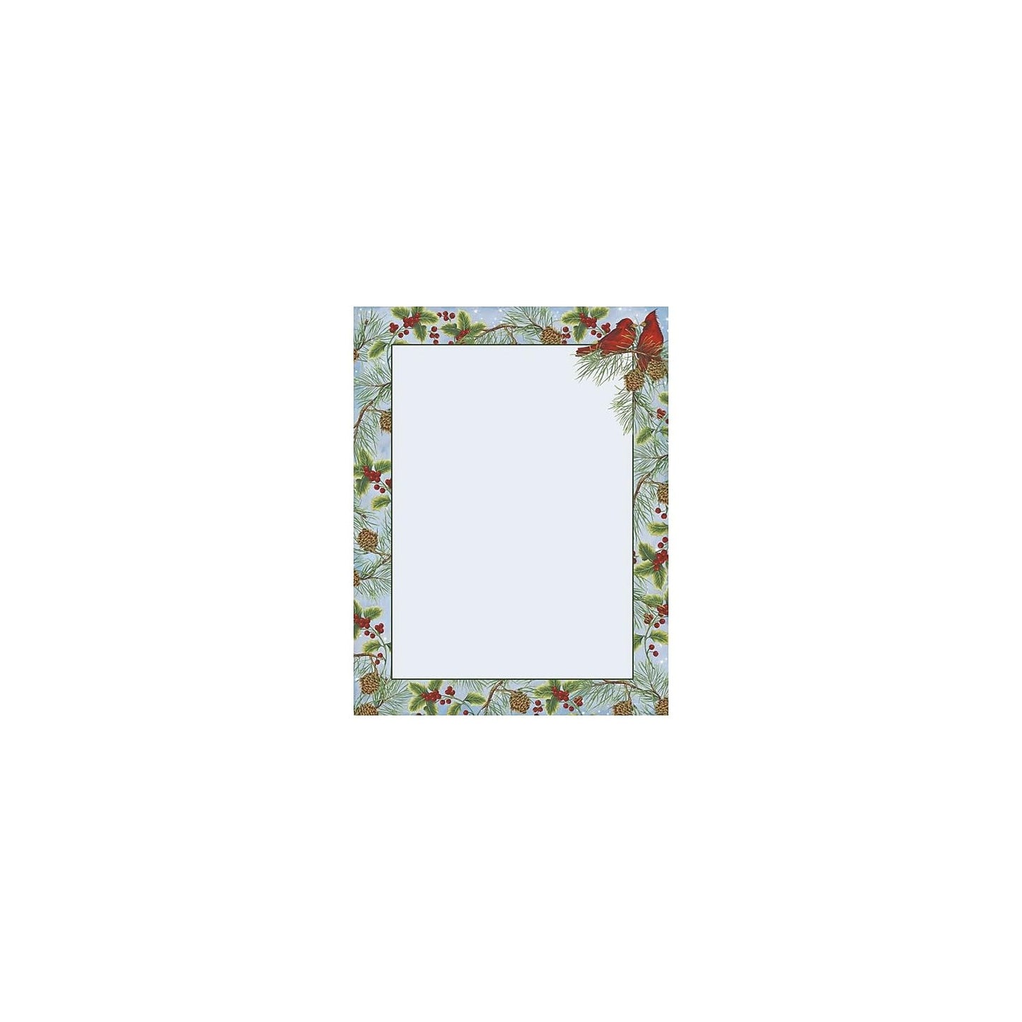 Cardinal with Pine Stationery - 80 Sheets by Masterpiece Studios