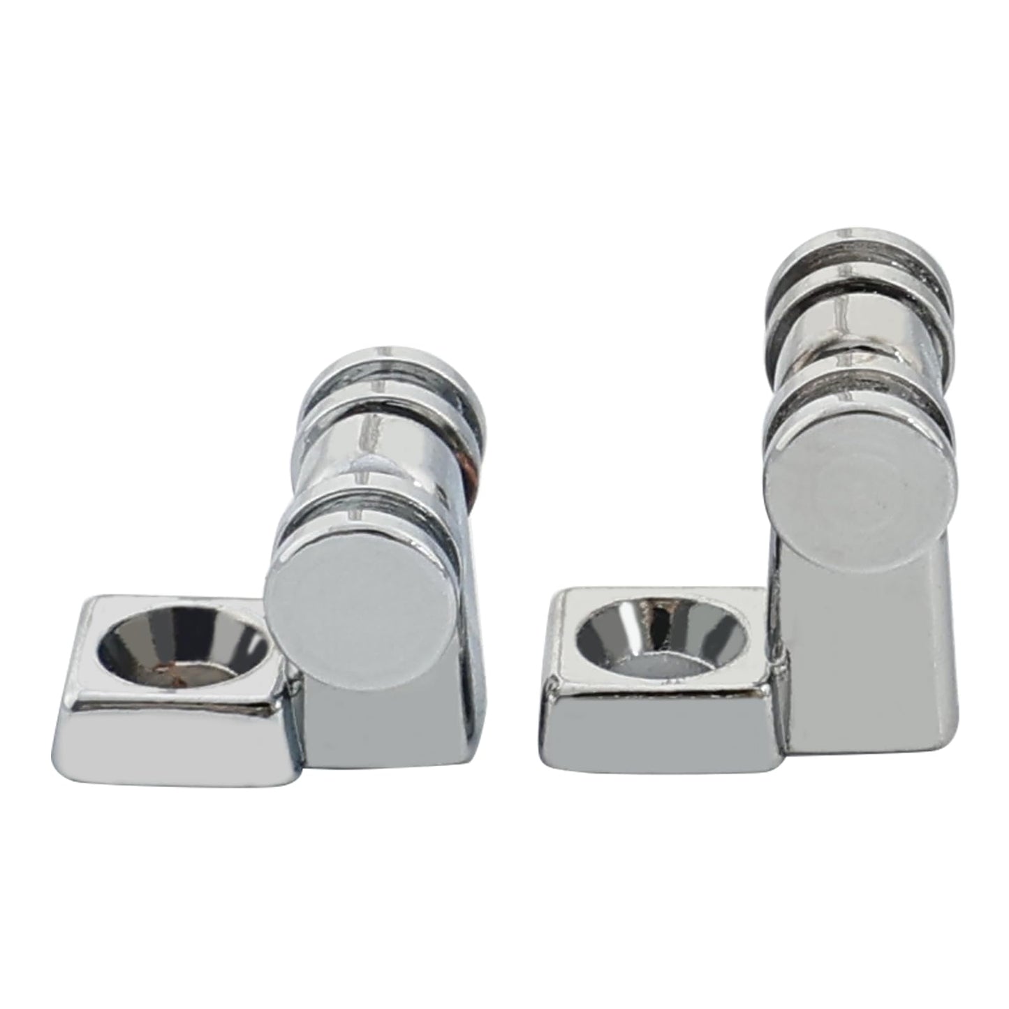 OVSAL 2 PCS Stainless Steel Roller String Retainer for Electric Guitar String Tree String Guide Roller String Trees for Tele Telecaster Start Electric Guitar String Parts Chrome