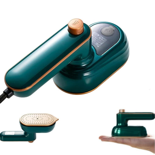 Ironizze Pro Portable Steam Iron,Ironizze Pro, Mini Steam Iron For Clothes, Travel Steamer For Clothes, 1100W Portable Handheld Steamer Iron, Small Mini Steam Iron For Home And Travel (Green)