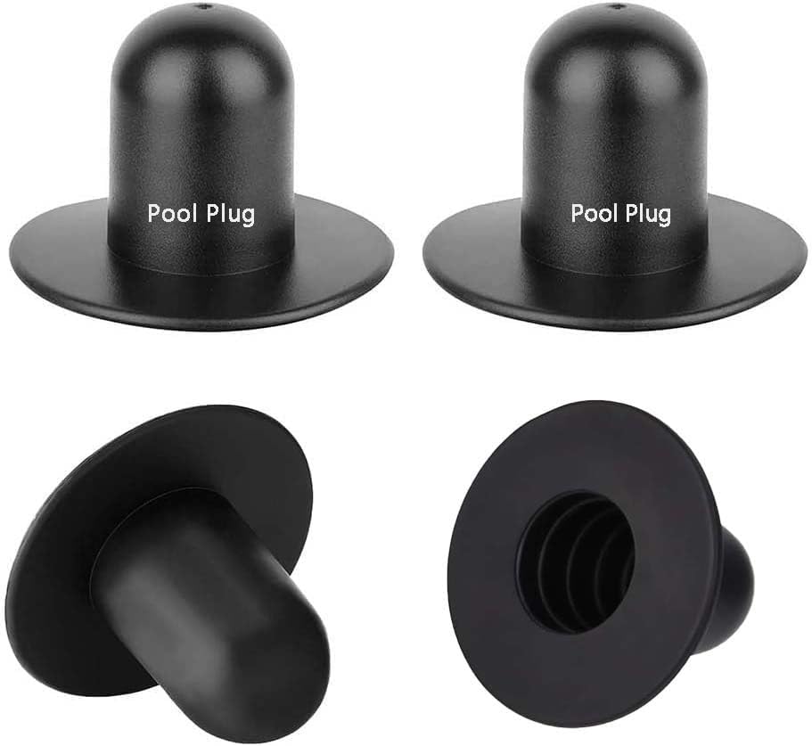 Juego de Tapones para Bomba de Piscina YOIASUGH Negro