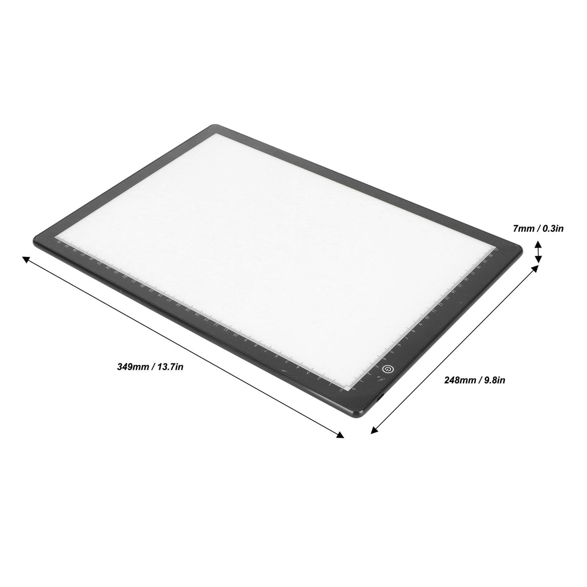 Tableta Ultrafina gernie a4 LED con Brillo Ajustable para Escáner de Diapositivas y Negativos USB