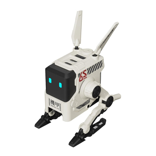 G GravaStar - GravaStar Cargador USB C de 65 W, Bloque de Cargador rápido GAN Robot Alpha65, Adaptador de Corriente rápido de 3 Puertos, Cargador USB C de Pared Compacto Plegable (Blanco)
