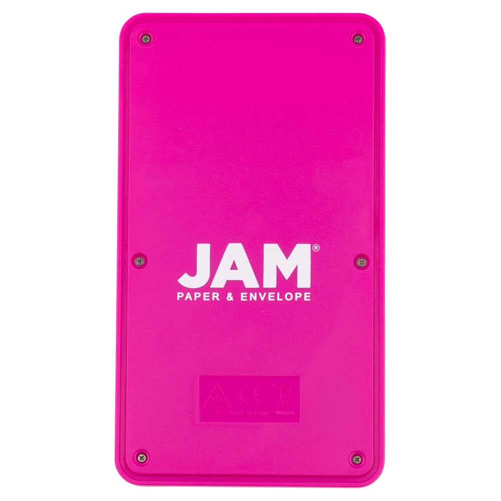Calculadora JAM PAPER Rosa Fucsia con Pantalla LCD de 10 Dígitos