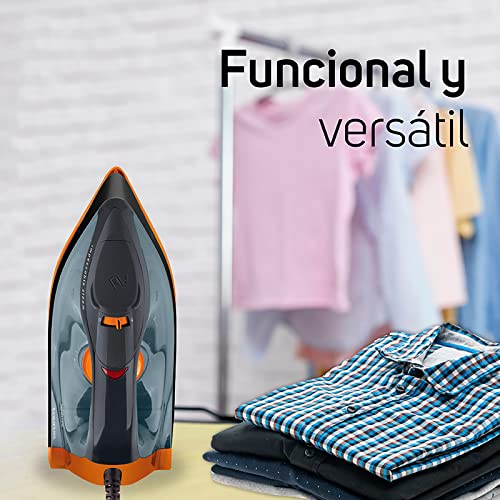 Plancha de Vapor Taurus Penelope Anti enredos Compacta con Suela Antiadherente y Control de Temperatura