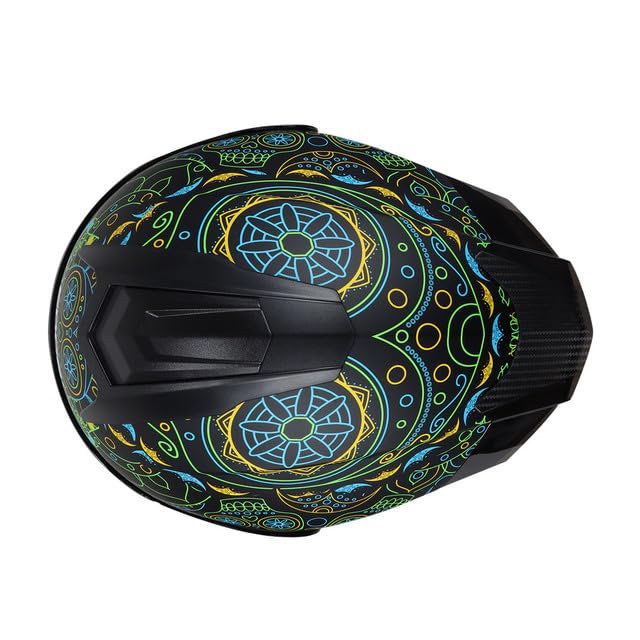 Casco Para Moto Integral BOSTON - Casco Motocicleta Marca EDGE - Visor Doble ANTIVAHO - Cascos Para Motos Certificados Dot Moto - Accesorios Para Moto Motocross Motocicleta Mujer Hombre Cascos De Moto