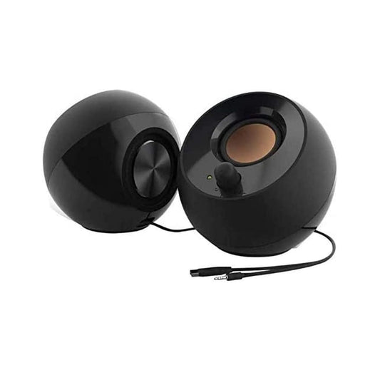 Creative Pebble Modern 2.0 Sistema de Altavoces de Escritorio Alimentado por USB, Negro