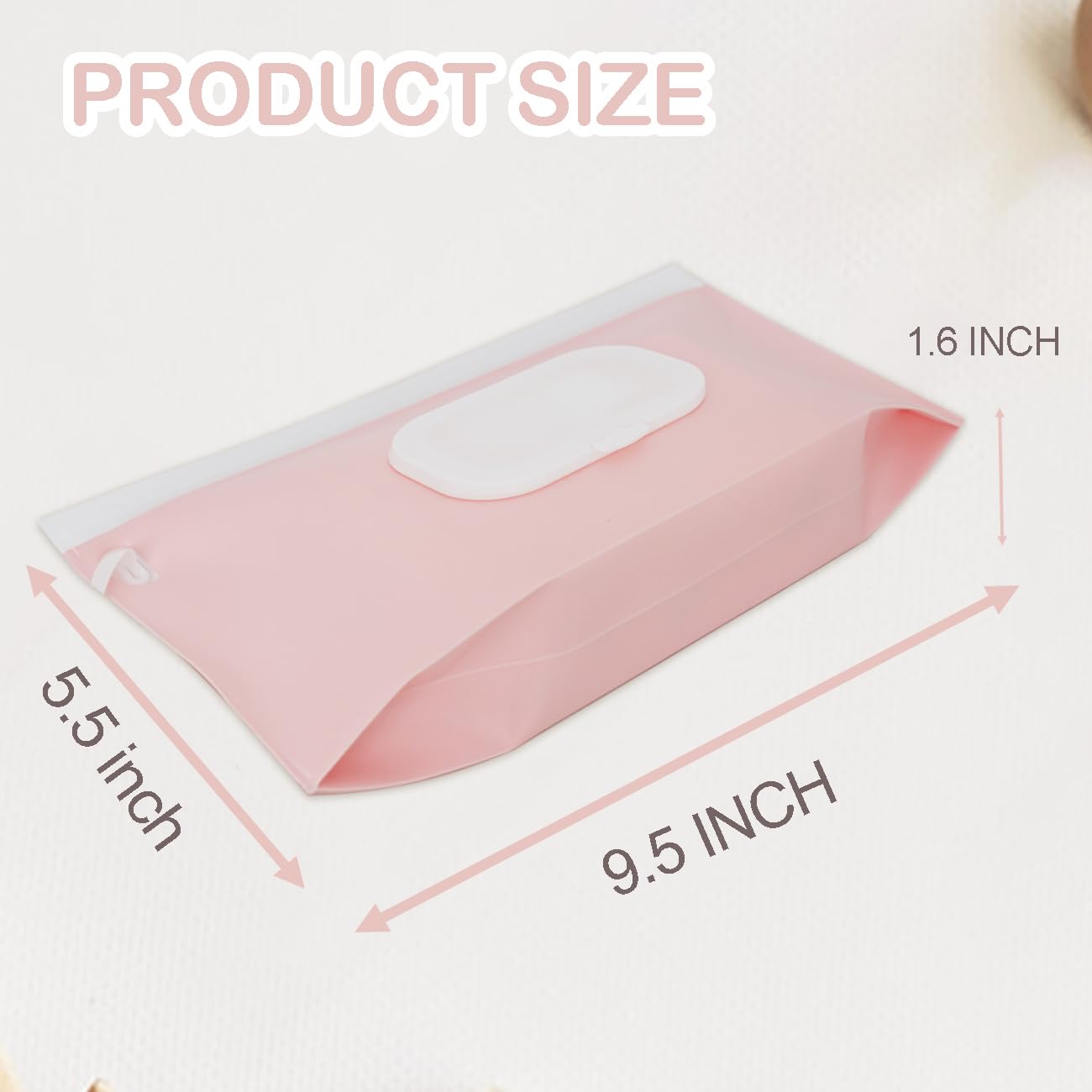 Soporte para toallitas para bebé, dispensador de toallas, paquete de 3 recipientes recargables portátiles, funda reutilizable para toallitas de viaje, impermeable y a prueba de polvo, soporte para