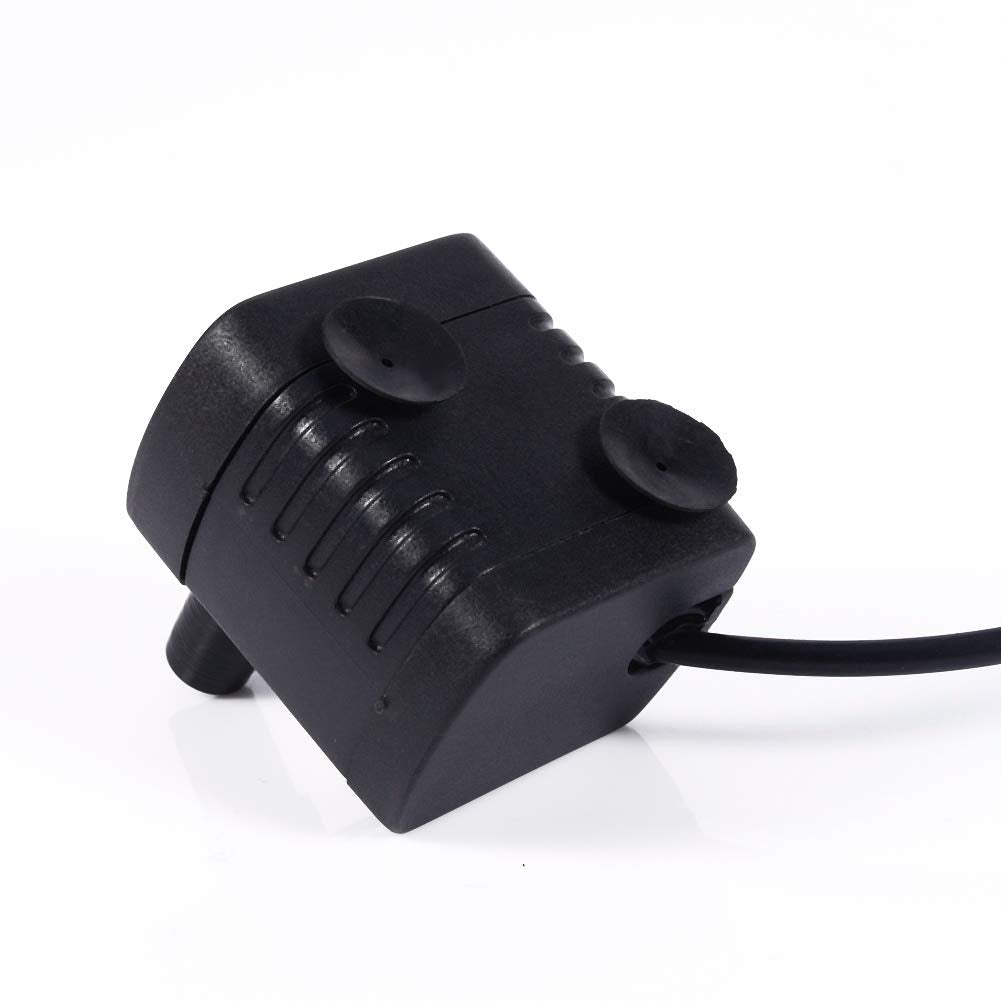 Bomba de agua micro sumergible Mini bomba de refuerzo con USB, DC Motor sin escobillas Bomba de fuente de agua para acuario, piscina, estanque, pecera, 150L / H