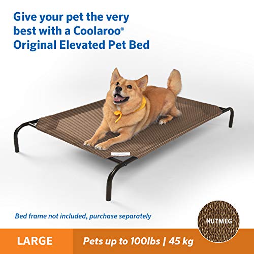 Coolaroo - Funda de Repuesto para Cama elevada Original, Nuez moscada, Large (L) (LG)