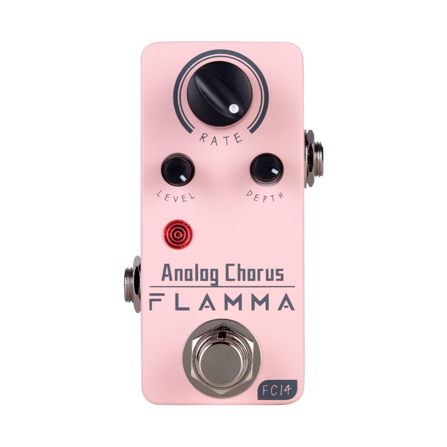 Pedal de Efectos de Guitarra Flamma FC14 Analógico Portátil Durable Carcasa de Metal