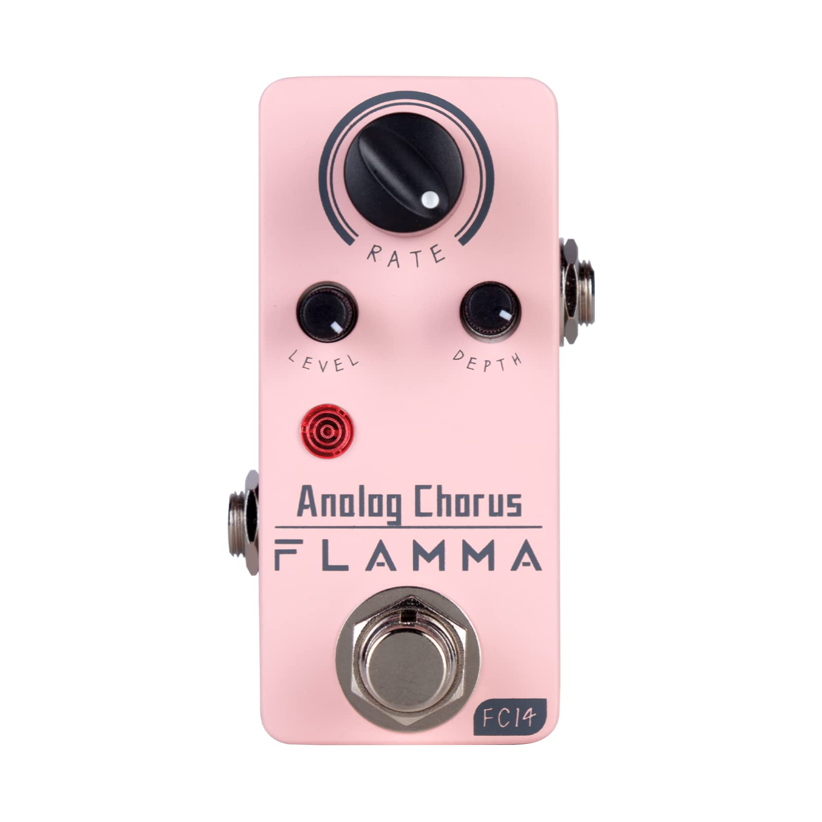 Pedal de Efectos de Guitarra Flamma FC14 Analógico Portátil Durable Carcasa de Metal