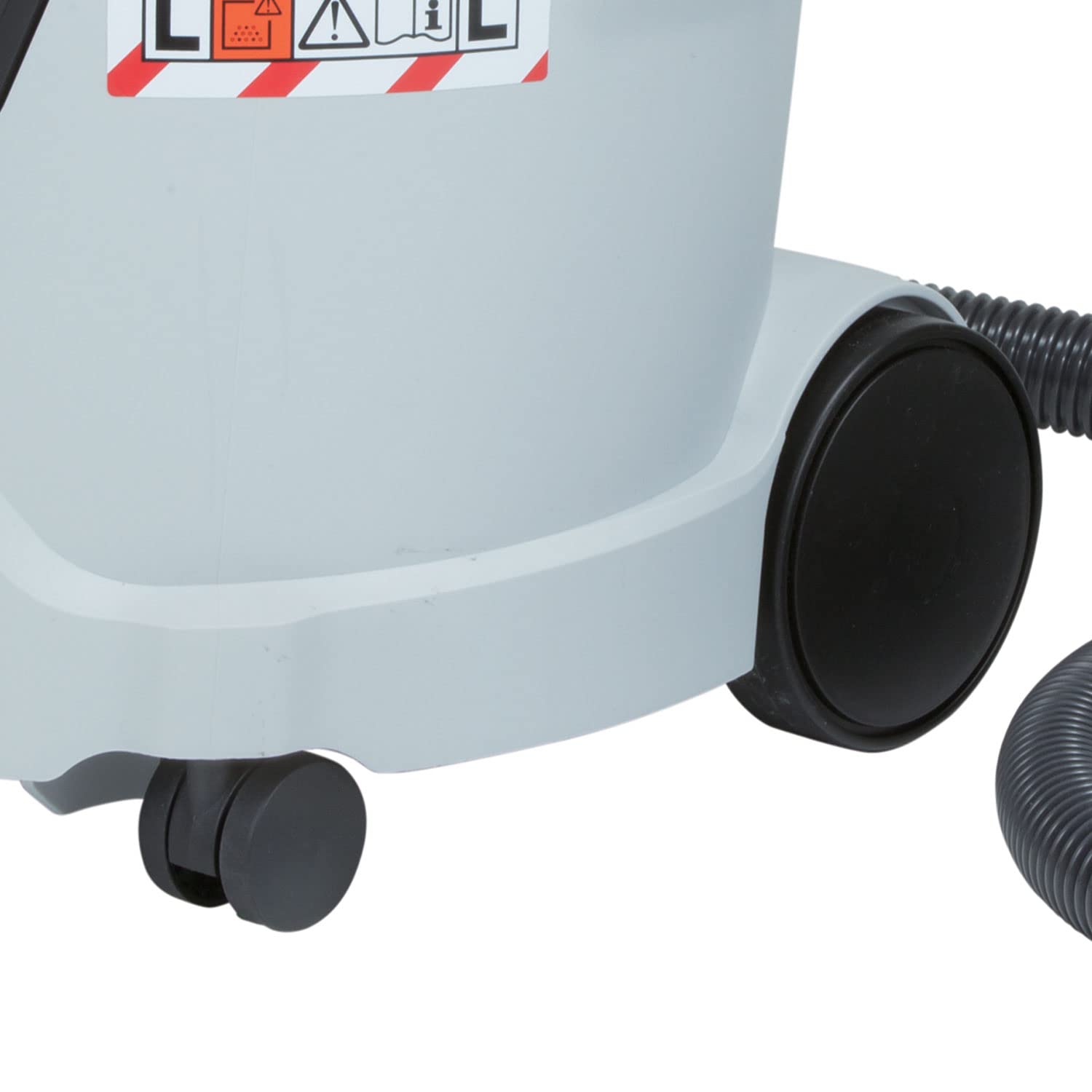 Makita VC2512L Extractor de Polvo de 25.0 L Push and Clean Clase L (9.4 Amp) para Limpieza en húmedo y seco