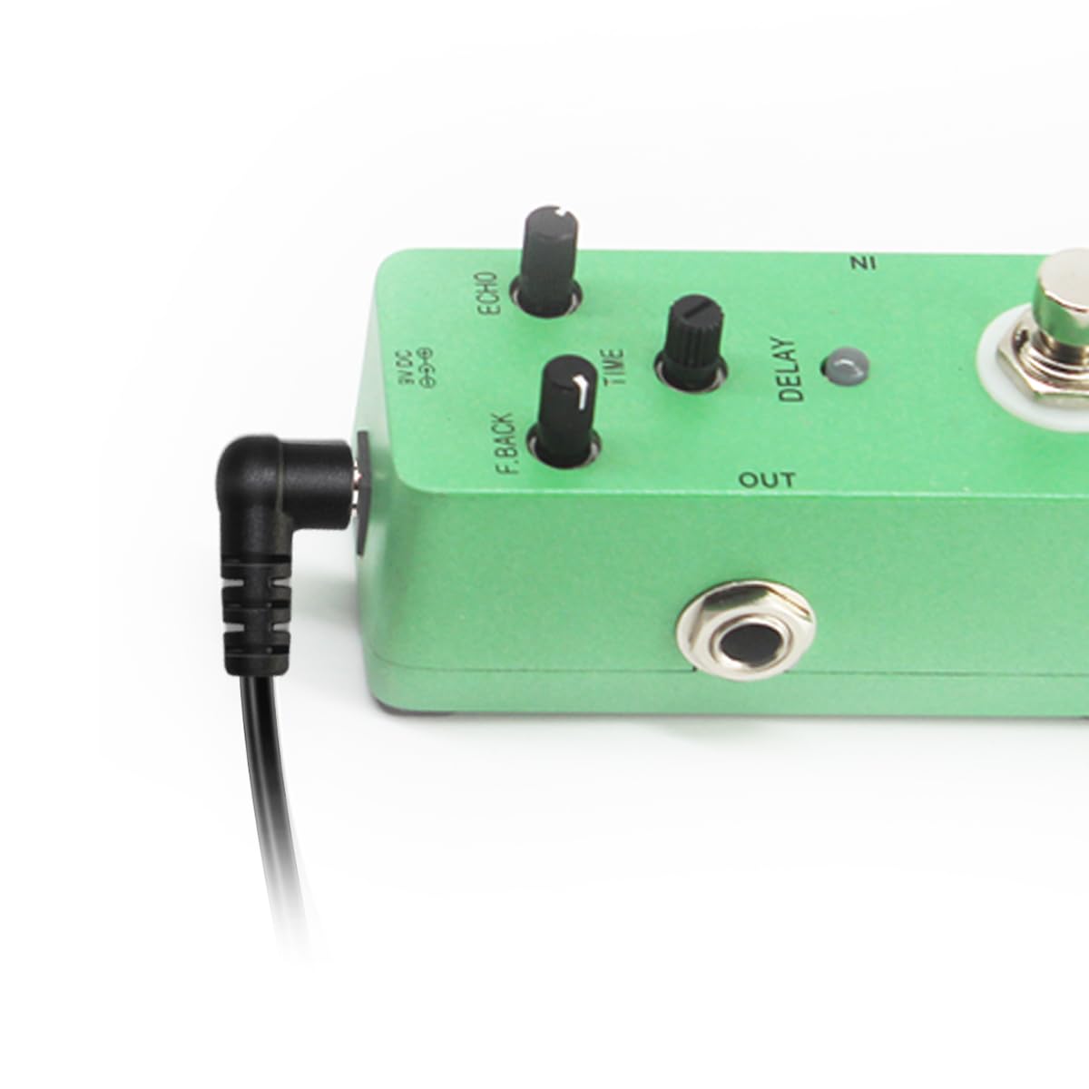 Cable de Alimentación DC 5,5 x 2,1 mm Yueyinpu Conector Jack 24 AWG para Guitarra