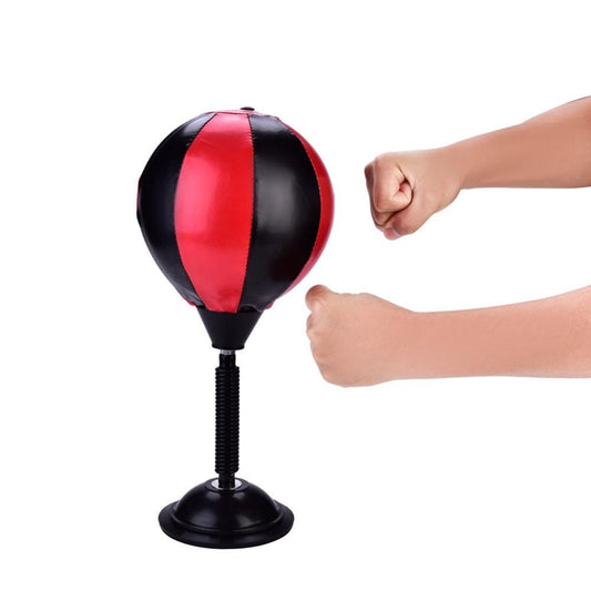 Desktop Punching Bag, PU Punch Bag Speed Ball Juguete Alivio del Estrés Deporte para Adultos Boxeo Entrenamiento Punch de Escritorio