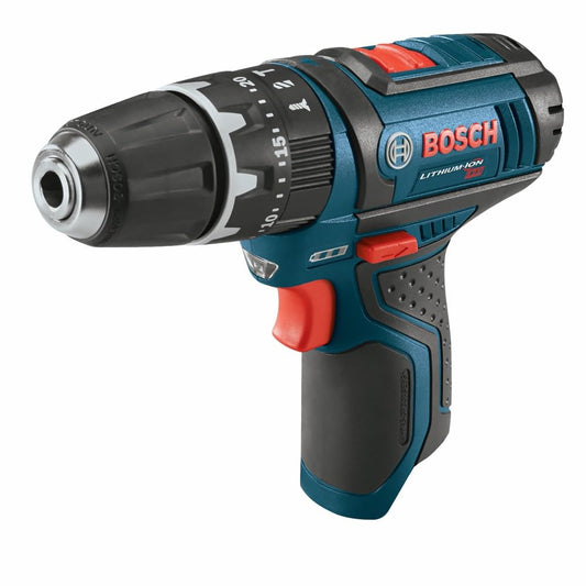 BOSCH PS130N 12V Max 3/8 pulgadas. Taladro de martillo/destornillador (herramienta desnuda), azul
