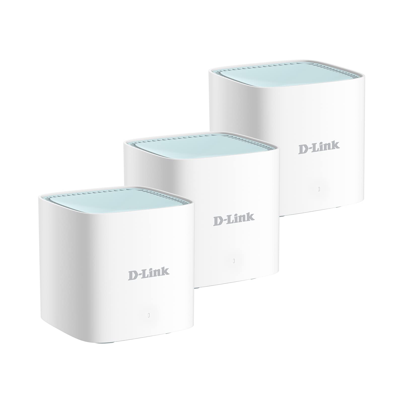 D-Link Eagle Pro AI Mesh WiFi 6 Router System (Paquete de 3) - Paquete múltiple para Red inalámbrica Inteligente de Internet, Compatible con Alexa y Google, AX1500 (M15/3)