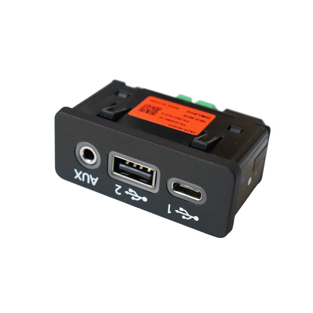 Conector Auxiliar Tipo C KURUMAGO USB Negro para Altima 19-23 y Sentra 20-22 Nuevo