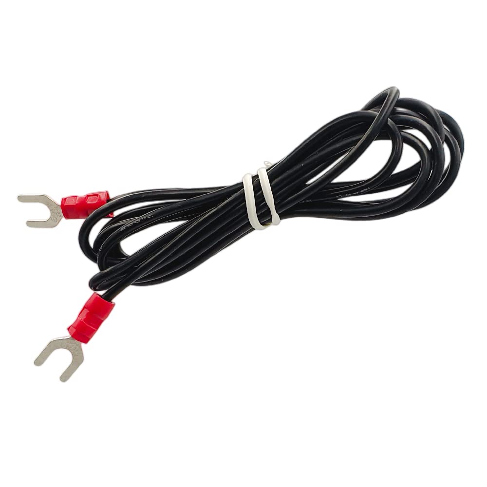 Komsunma - Juego de 2 cables de tierra para tocadiscos Technics SL-1200, serie SL-1210, cartucho magnético, cable telefónico técnico de 5 pies