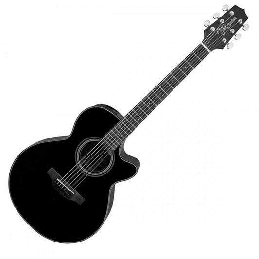 Takamine GF15CE-BLK Dreadnought Cutaway Guitarra acústica-eléctrica, color negro