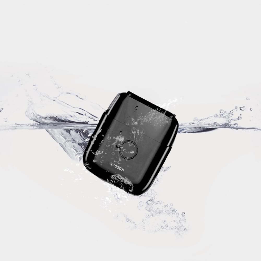 OSOJI - Afeitadora Eléctrica Recargable Modelo Shaver 1, Hasta 60 Minutos de Uso, Afeitado Apurado, Suave y Sin Irritación (Negro)