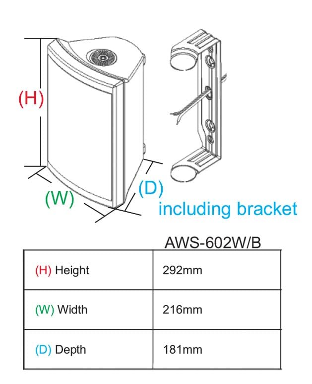 EARTHQUAKE Sound AWS-602W - Altavoces para Interiores y Exteriores (Blanco Mate, un par)
