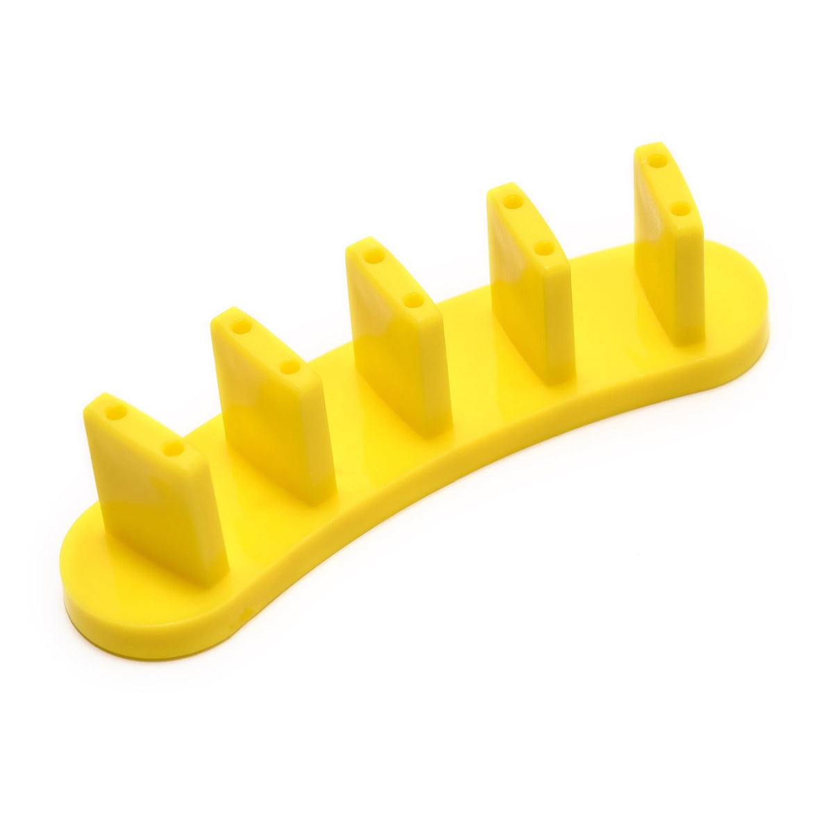 Juego de 3 Piezas de Soporte para Práctica de Uñas Falsas Rolabling Amarillo