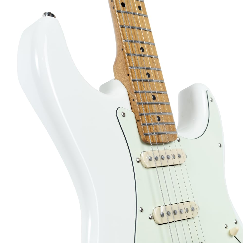 Guitarra Eléctrica Deviser L-g2pro Arce Carbonizado Color Wh