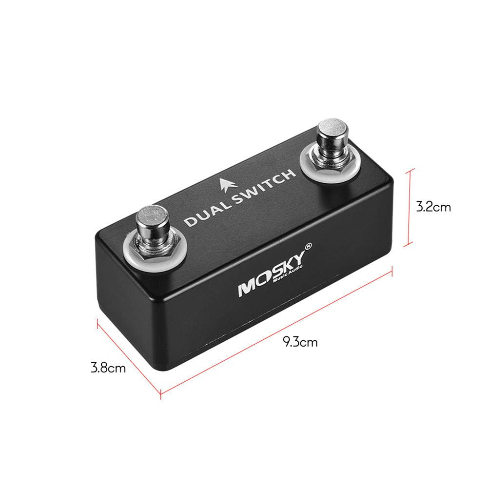 Pedal de Efecto de Guitarra Mosky Doble Interruptor para Guitarra