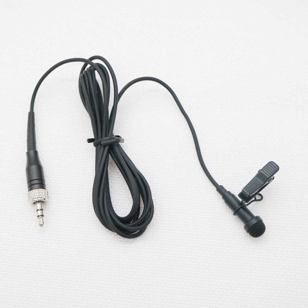 Micrófono de Solapa Sennheiser Negro con Clip para Micrófono Inalámbrico G2 G3 G4 MKE2