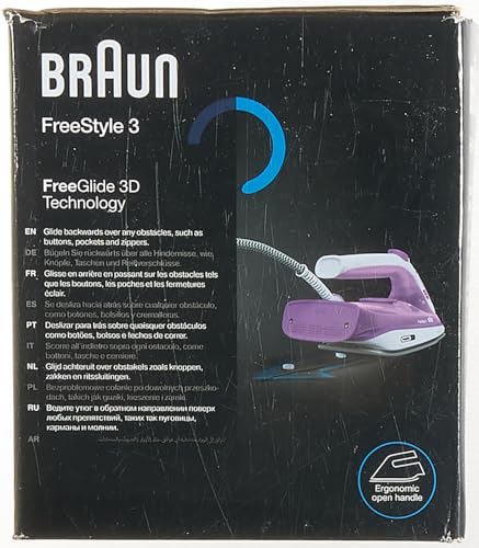 Braun Fer vapeur FI3124 PU - Freestyle 3 - Semelle SuperCéramic