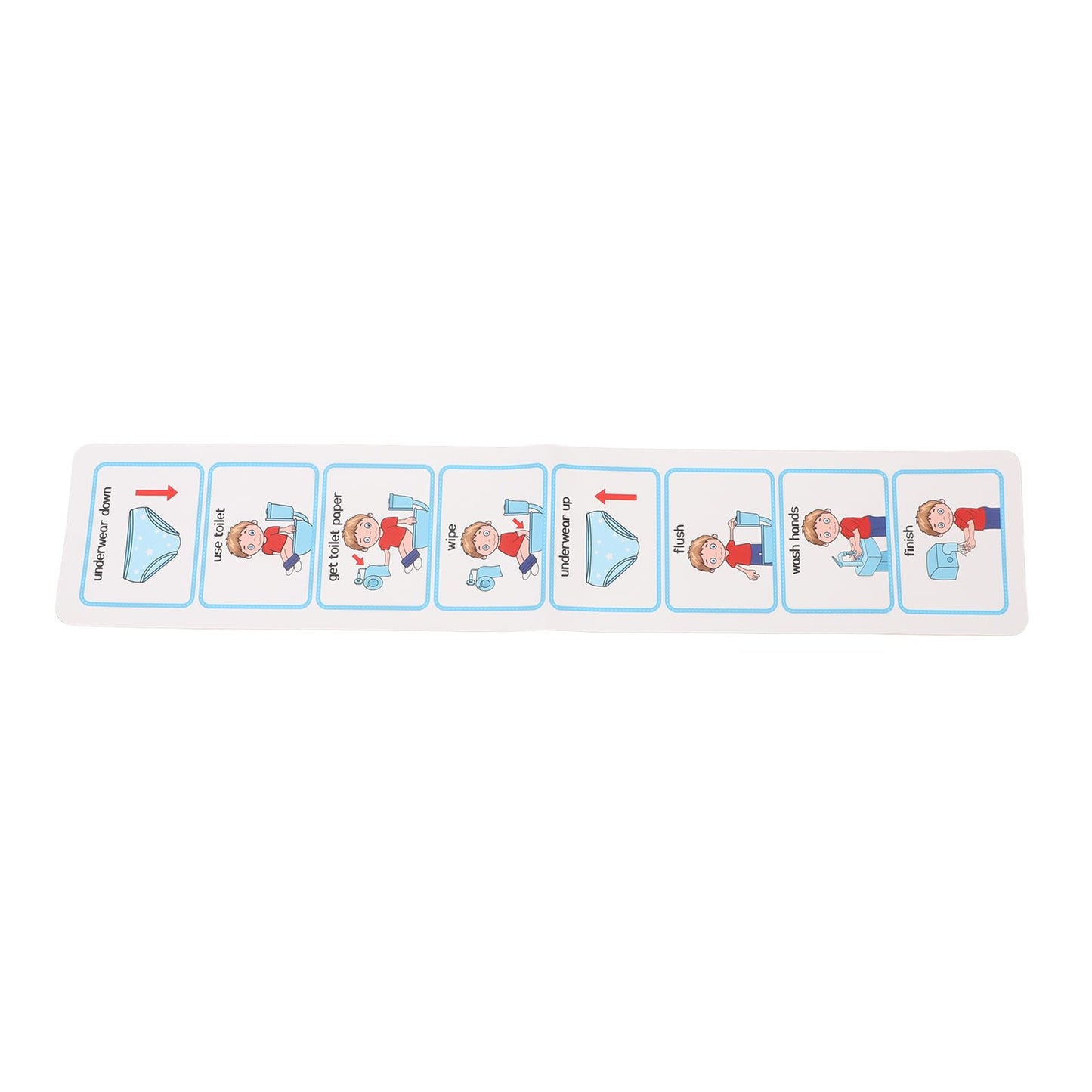 Horario Visual de Entrenamiento para Ir Al Baño, Horario para Ir Al Baño con Autismo Tabla para Ir Al Baño Horarios Visuales Paso a Paso para Niños Tabla para Ir Al Baño Laminada