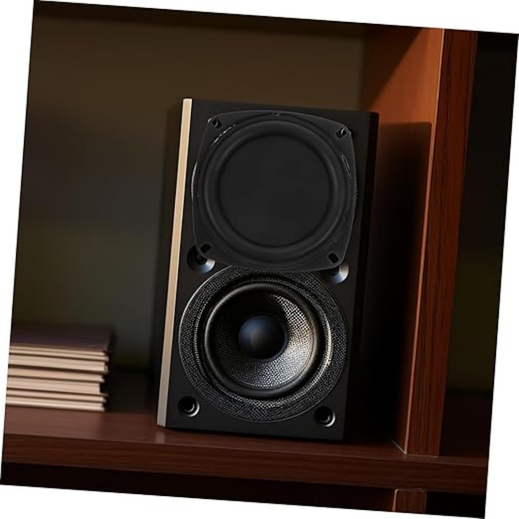 Película de radiador pasivo para subwoofer, membrana de altavoz de graves de 4 pulgadas, paquete de 2, reparación de altavoces de bricolaje (cuadrado)
