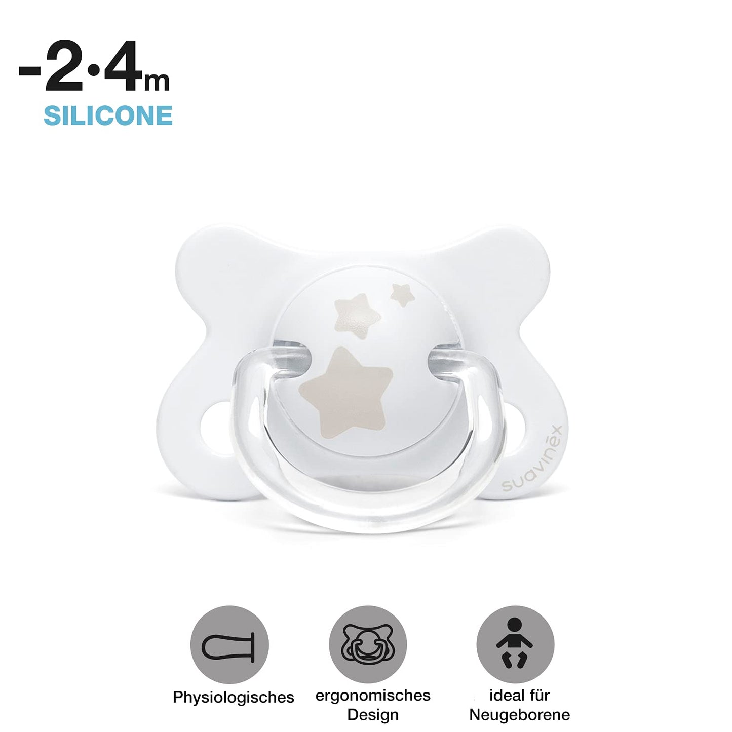 Set de Biberón Suavinex Blanco Little Star para Bebé