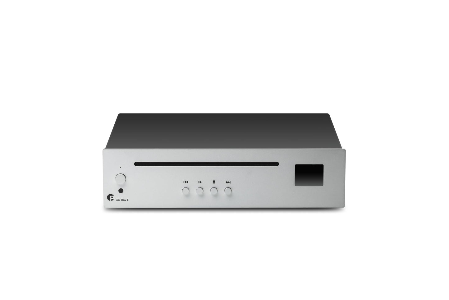 Pro-Ject CD Box E - Reproductor Ultracompacto Para Principiantes Con Unidad CD DA, Color Plateado
