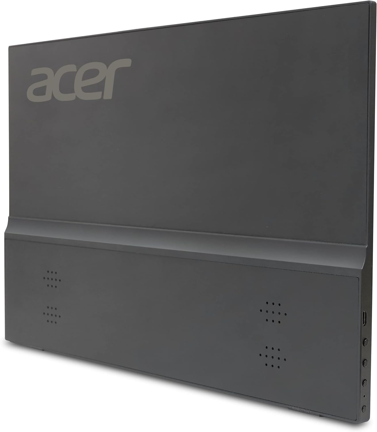 Acer Monitor Portatil PM1 15.6" FHD | Panel IPS | Diseño Ultradelgado y Ultraligero | Entradas Mini HDMI x 1 y USB Tipo C x 2