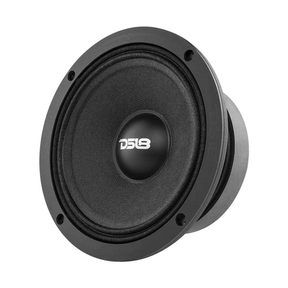 Altavoz de Audio de Coche DS18 PRO-ZXI6M Rojo 6.5 Pulgadas 600 W 8 Ohmios de Alta Calidad para Sistema de Sonido estéreo
