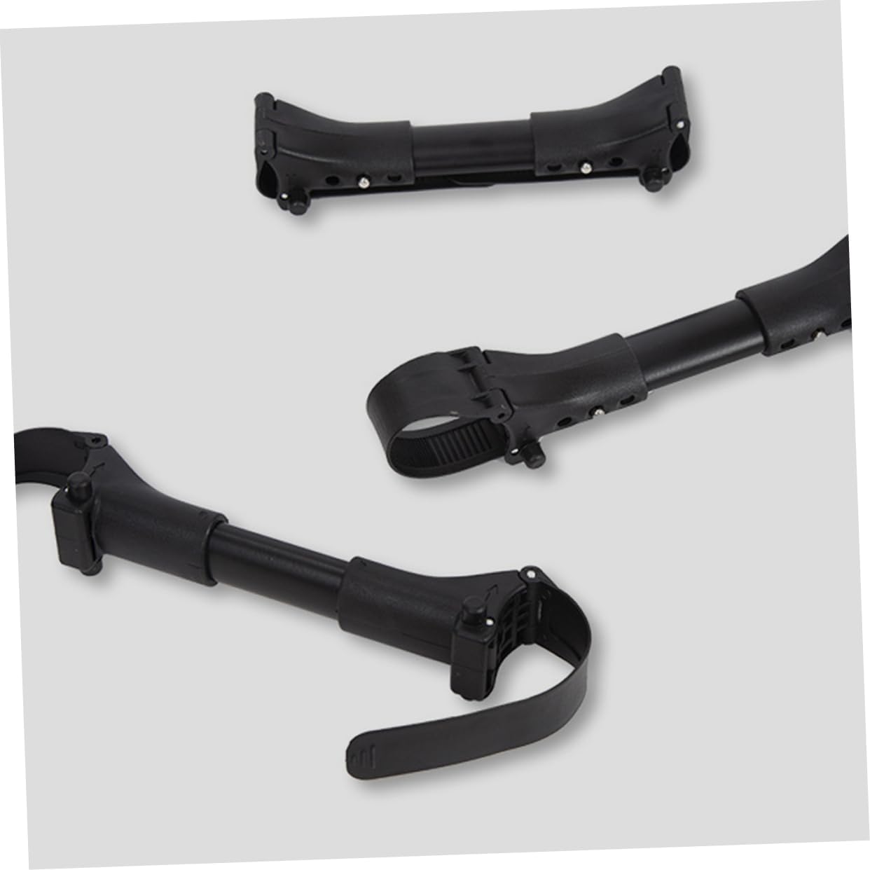 LimCryspp Conector Universal para Cochecitos Gemelares - Adaptador Práctico para Carriolas Dobles, Accesorio Esencial para Padres de Gemelos. Compatible con la Mayoría de Marcas, Fácil Instalación y Diseño Resistente (negro)