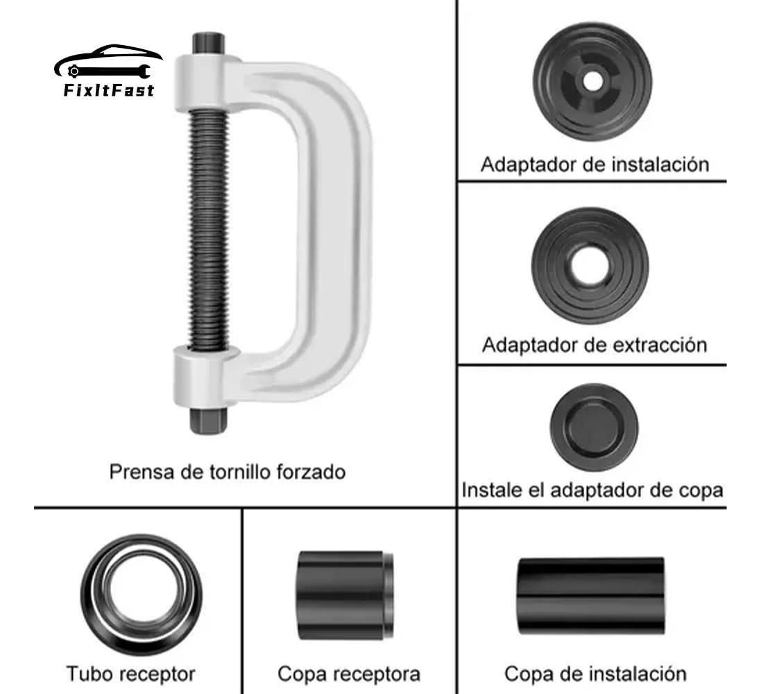 FINYQBET Heavy Duty Ball Joint Press & U Joint Removal Tool Herramientas de extracción de juntas de bola de alta resistencia y herramientas de extracción de juntas en U