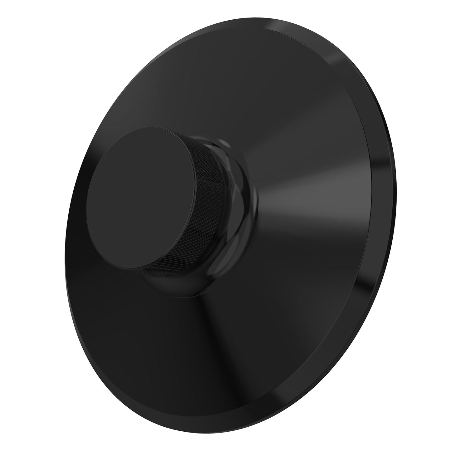 Preffair - Estabilizador de peso de registro, 120 g/4.2 oz de aluminio negro reductor de vibración de peso con almohadilla protectora suave para accesorio de reproductor de discos LP HiFi (negro)