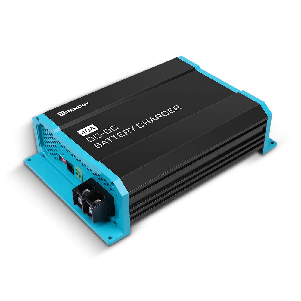 Renogy DC cargador de batería a bordo, Cargador de batería de 40 A CC a CC., DC to DC On-board Battery Charger