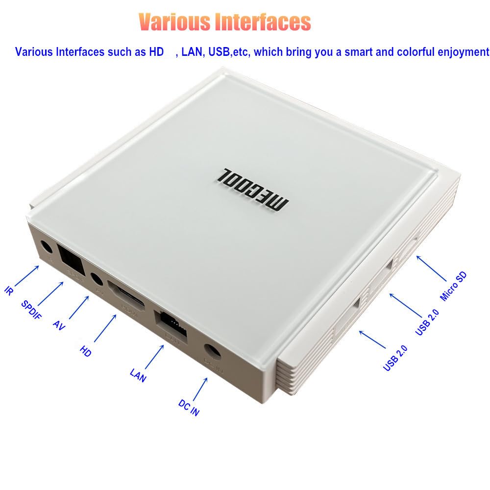 KM2 Plus Deluxe ATV Box Android 11 TV Box Amlogic S905X4 4GB DDR4 32GB 2.4G/ 5G WiFi6 1000M-LAN BT5.0 Soporte AV1 VP9 H.265 HEVC 4K HDR Box
