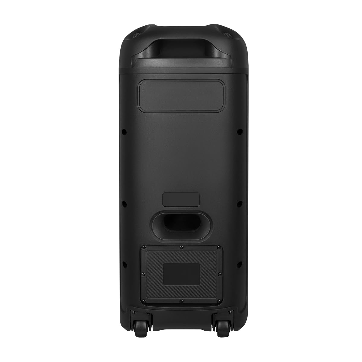 Bafle de Piso Kaiser Recargable 2x8 Pulgadas Gran Infinity Curvo Potencia de 70W RMS con Bluetooth USB Micro SD y AUX KSW-8024