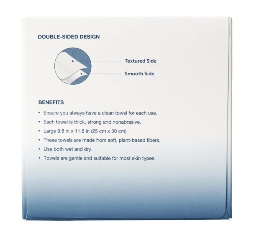 Kirkland Toallas Faciales Secas Diarias Kirkland Signature, 200 Unidades: Desechables Extrasuaves para Limpieza, Desmaquillaje y Cuidado de la Piel. Suaves, Higiénicas y sin Pelusa.