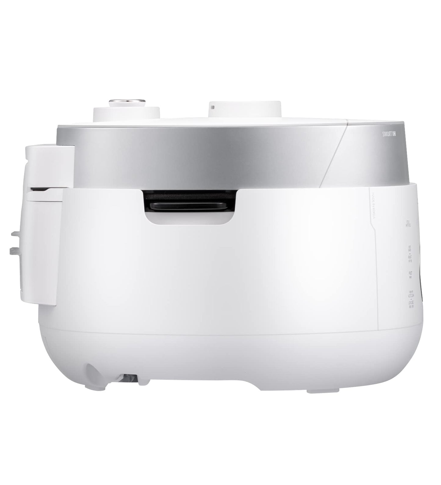 CUCKOO CRP-LHTR1009FW 10 tazas (sin cocinar) / 20 tazas (cocidas) Arrocera a doble presión con olla interior antiadherente, 16 modos de menú, 3 guía de voz, limpieza automática (blanco)