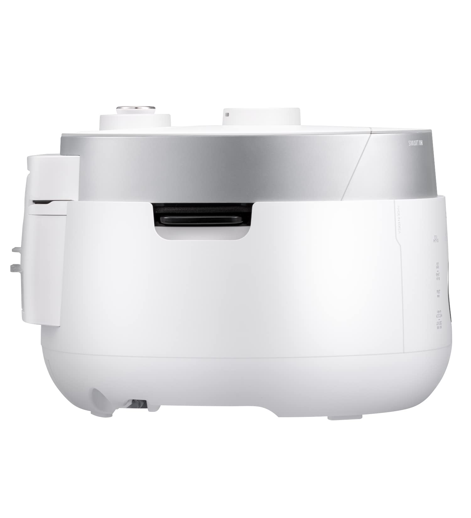 CUCKOO CRP-LHTR1009FW 10 tazas (sin cocinar) / 20 tazas (cocidas) Arrocera a doble presión con olla interior antiadherente, 16 modos de menú, 3 guía de voz, limpieza automática (blanco)