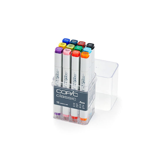 Copic Juego de marcadores de 12 piezas (básico)